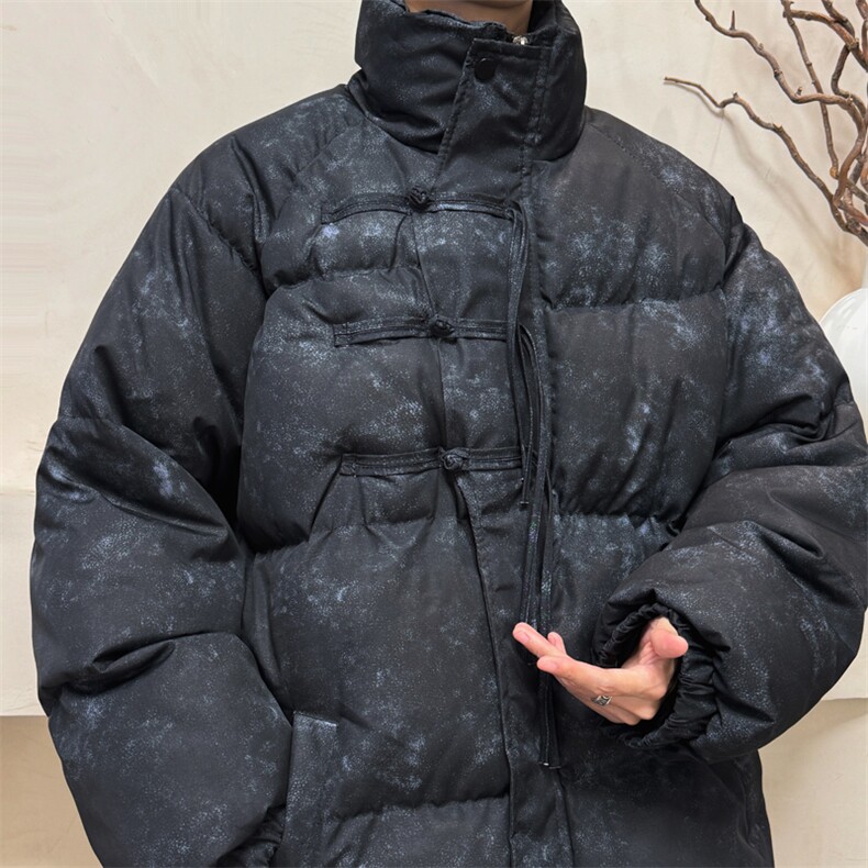 新中式盘扣棉衣棉服面包服立领新中式棉袄外套-量大有差G1608-P85,男装棉衣,星座207