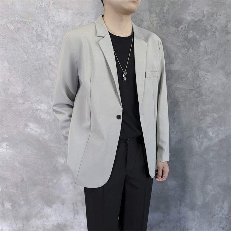 休闲西服西裤套装男士春季韩版蓝色痞帅单西小西装外套TK71，男装西服，星座1116A-2（原606A-1）