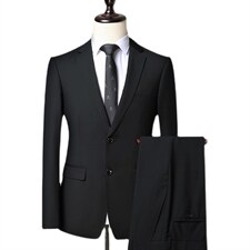 GDN502男士2021秋季西服礼服西装修身商务休闲男装西装套装P195，男装西服套装，电商B360