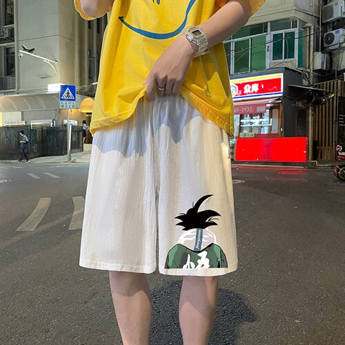 YD33005-P25港风潮牌亚麻短裤男大码棉麻五分裤男中裤沙滩裤,男装休闲裤,电商A040