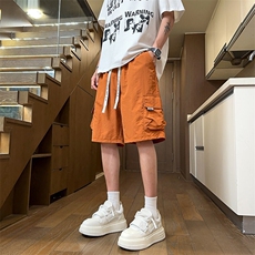 工装裤休闲夏季多口袋五分裤男士美式潮流机能短裤DK254，男装牛仔裤，星座310B-1