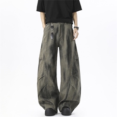 面料重工洗水HM161/P55，男装休闲裤，电商A036