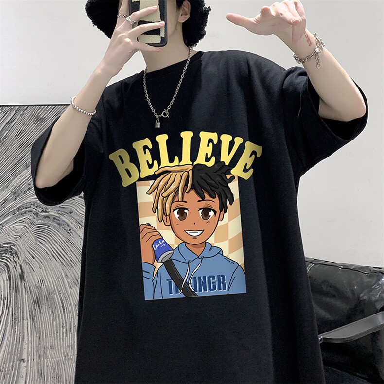 纯棉短袖t恤男大码半袖打底衫宽松体恤衫DX17271-P20大皂风,男装T恤,电商A040