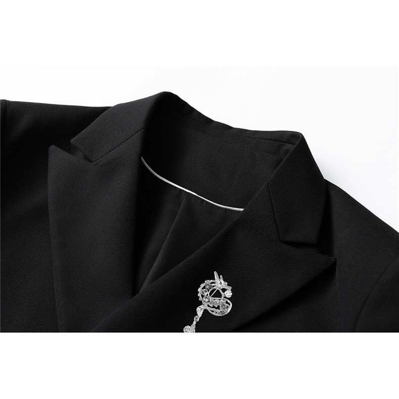 西服送胸针96%聚酯纤维4%氨纶M-5XL大码XF78145P85西裤XF78151P45,男装西服,星座227-7