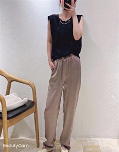 醋酸金属链上衣图片