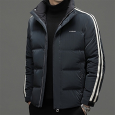 DF8209钱塘2020-2冬季新款时尚休闲立领厚款中年男士羽绒服P290，男装羽绒服，钱塘207-2