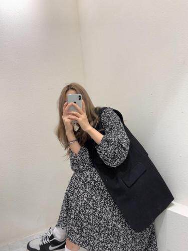 韩版连衣裙潮搭马甲，女装连衣裙，茜茜名坊