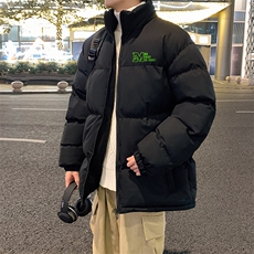 已注册港风直播抖音得物高品质宽松男加厚撞色棉衣外套M1403P68，男装棉衣，电商C408(原B339-1)