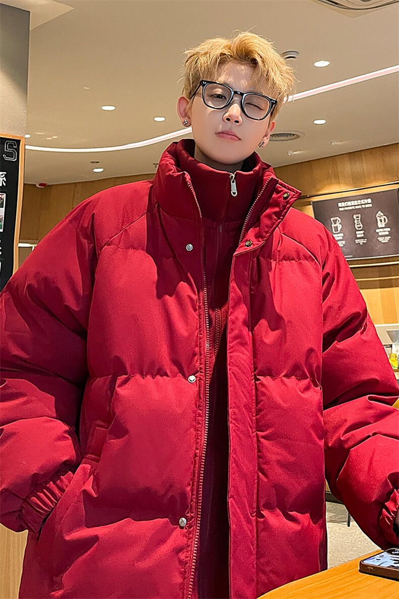 得物二开立领假两件石墨烯内里棉服棉衣外套9088特P85控118,男装棉衣,电商A309