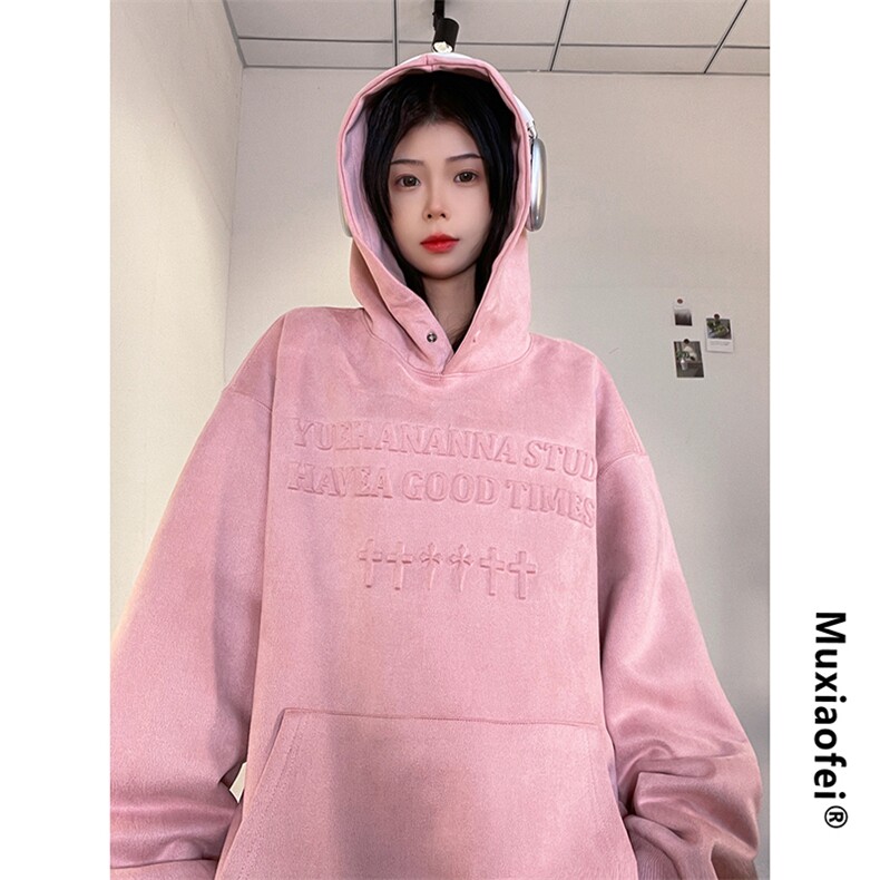 抖音供货、重磅显瘦卫衣秋连帽宽松D223A-DY-LPWY714-特p60,男装卫衣,电商019-1