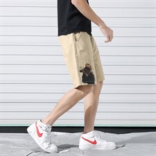 A003-HK7015-P40夏装男士时尚印花个性潮流休闲短裤卷帘门1，男装休闲裤，电商A003