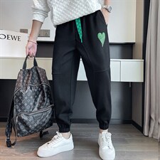 发泡品质货立体裁剪男士300克复合面全棉束脚宽松卫裤B226-610，男装休闲裤，电商A210