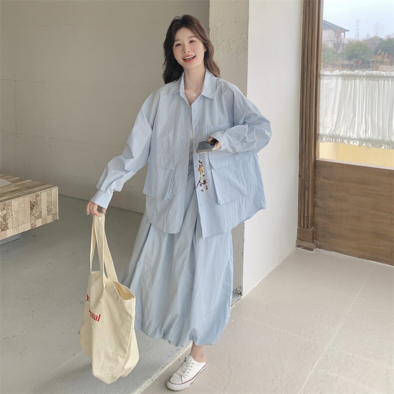 韩版衬衣半裙661-P175-K258,女装套装/套裙,2C108