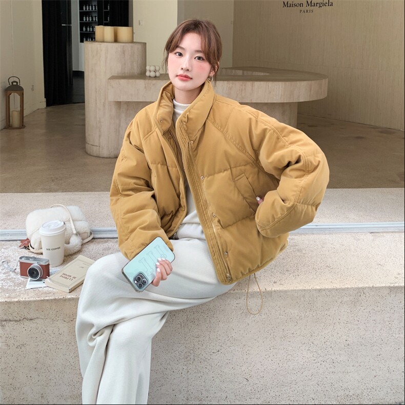 新款主推丝绒羽绒50绒羽绒服2655-P245-K368,女装短外套,2C129
