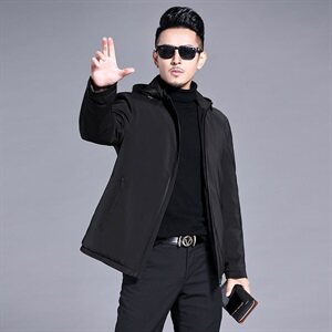 B5505钱塘2020-1冬季男士羽绒服高端90白鸭绒P205图片