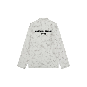 260克重磅扎染德绒半高领打底衫【有货】HD019-DR25519RB-P25