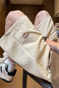！2025夏季男士提花面料短裤百搭简约运动五分裤DK280特P25图片