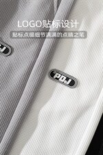 直播2023夏款大码华夫格翻边搭扣格子短裤男七分裤K23863-P35图片