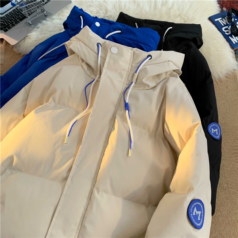 棉衣男冬季连帽棉袄外套韩版潮流宽松面包棉服MY844 310B-1-P65图片