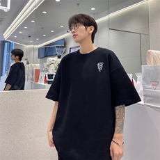 量大优！供视频！港风华夫格短袖T恤半袖男HT203-特P18，男装T恤，电商B367