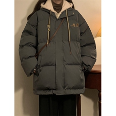 2025冬季宽松/连帽休闲外套潮加厚棉衣XZ102B-1M8008-P125，男装棉衣，星座102B-1