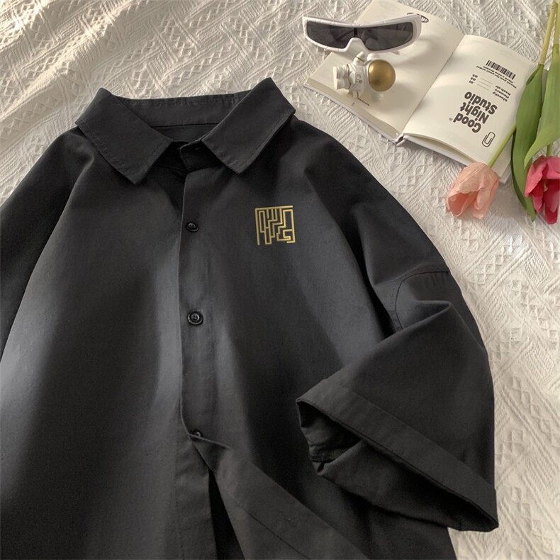 量大优供视频冰丝短袖衬衫男DXC488-特p25,男装衬衫,电商B371