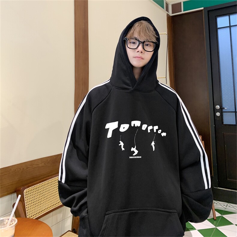 条纹连帽卫衣SWY2487 -P55控88 50棉图片