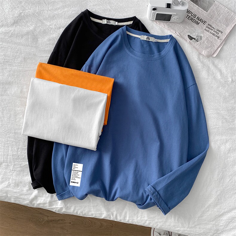 TX3045-P28 纯棉长袖t恤男大码圆领打底衫体恤上衣服图片