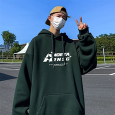 抖音得物供货可提供视频春装重磅美式宽松连帽卫衣DL2422，男装卫衣，电商A486-1