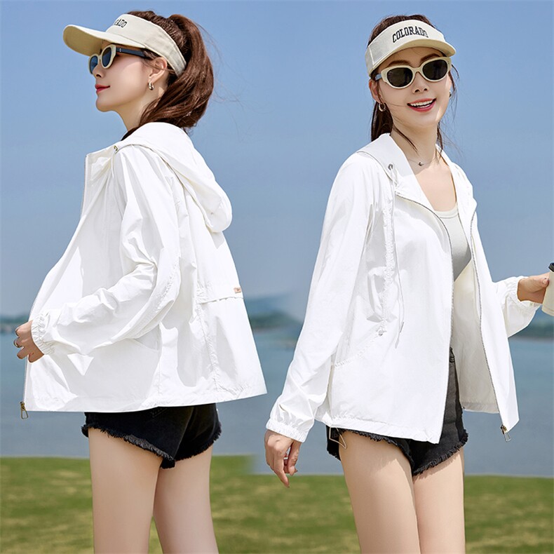 防晒衣女2025夏季新款宽松轻薄冰丝防紫外线皮肤空调衫短外套上衣,女装防晒衣,以桐