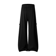 M-5XL华棉62%弯刀卫裤宽松直筒休闲斜切垂顺长裤X1600特批29，男装休闲裤，星座718