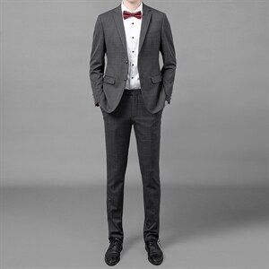 商务西服两件套套装男中年男士商务正装西装服上衣ASD8966-P285图片