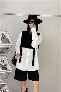 2022—假两件衬衫,女装衬衫,雷洛奇丽