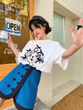 蓝精灵半裙，女装半身裙，Queena PHoebe