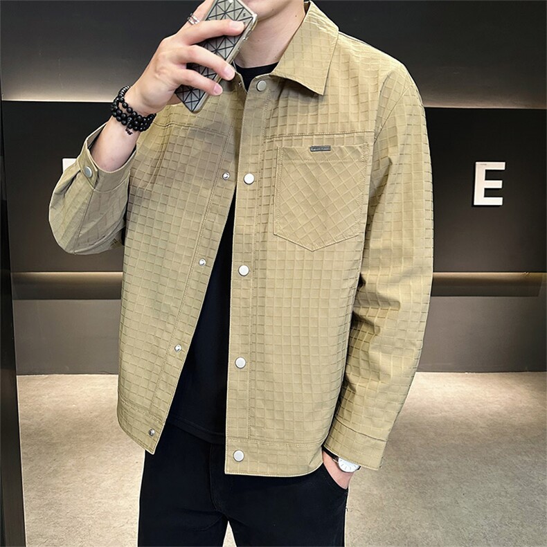 JK2503-P80秋冬新款大码翻领休闲外套夹克控129,男装夹克,星座109