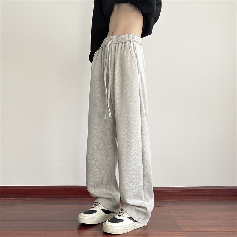 YK86111-P4022%人棉75%涤纶3%氨纶人字纹秋冬美式复古运动裤子,女装休闲裤,电商A086-1