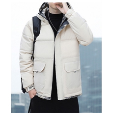 羽绒棉服男士冬季潮牌加厚保暖工装棉袄子防寒棉衣冬天面包服外套，男装棉衣，星座1013