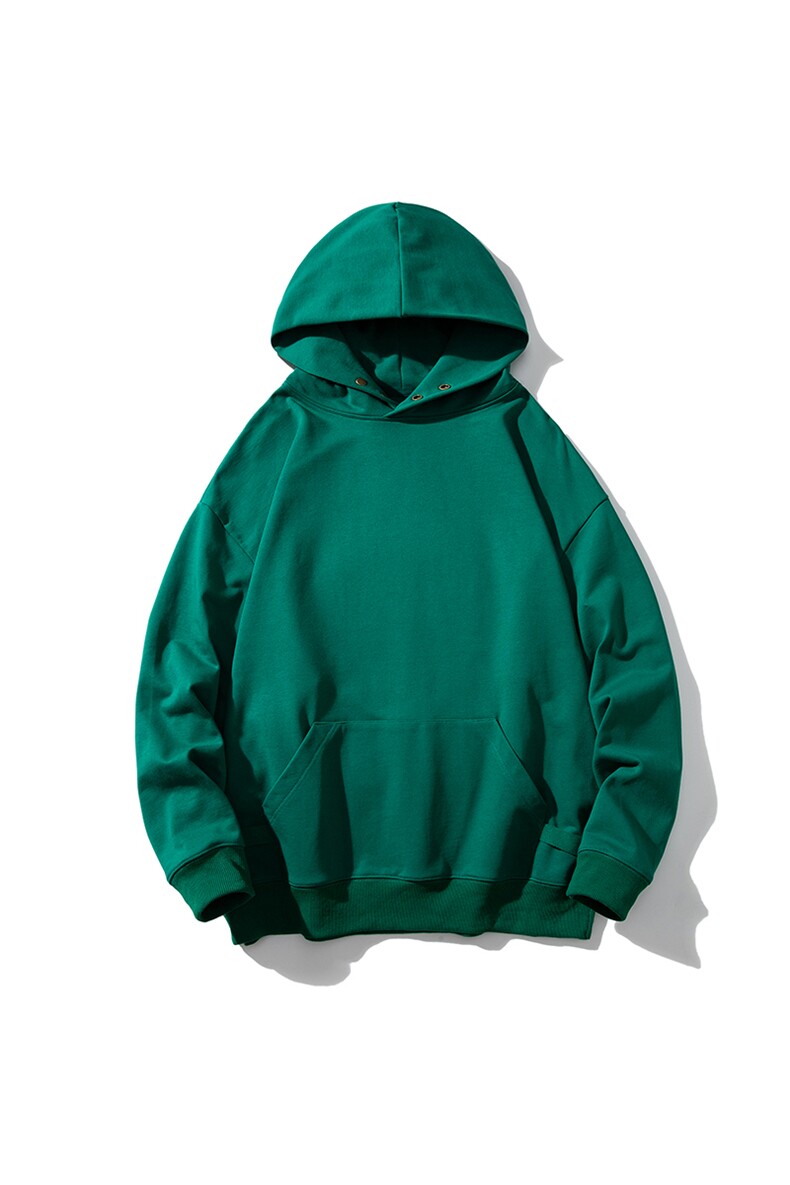 春秋季潮牌简约纯色连帽套头卫衣男街头宽松打底衣A305-DF41-P85,男装T恤,电商B306