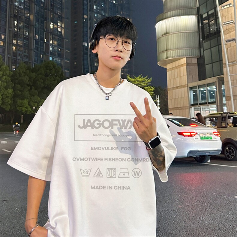 量大优供视频重磅麂皮绒短袖t恤男JT517-特p19,男装T恤,电商B371