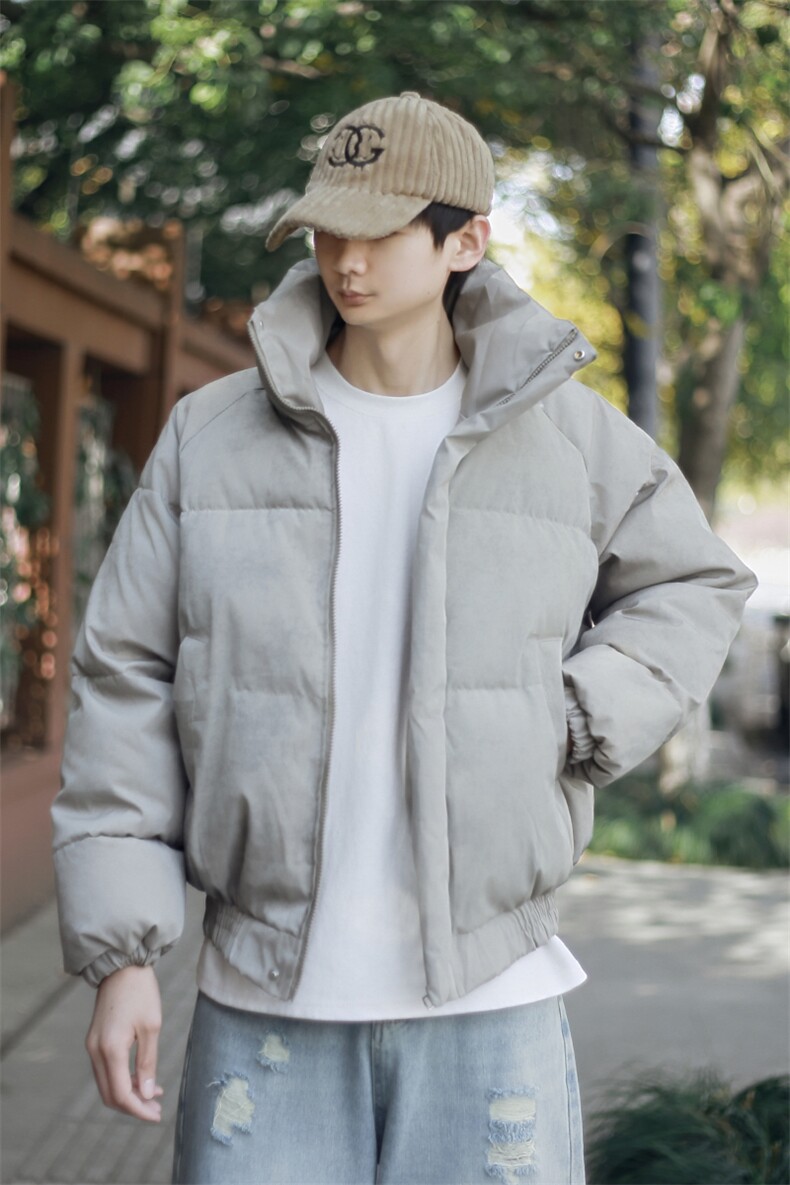 图潮牌撇帅冬季短款棉衣外套立领宽松面包服MY60/P85/118,男装棉衣,星座1412-2