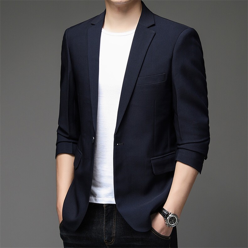BV695-1钱塘2020-2秋冬新款男装西服休闲修身单西外套数据好P135,男装西服,钱塘207-2
