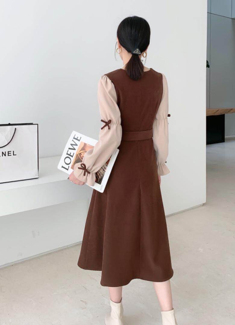 秋装连衣裙，女装连衣裙，艾美多姿