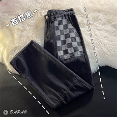 港风潮牌宽松舒适新款青春流行潮牌牛仔长裤B299-XK132-P55限68，男装牛仔裤，电商A061-1
