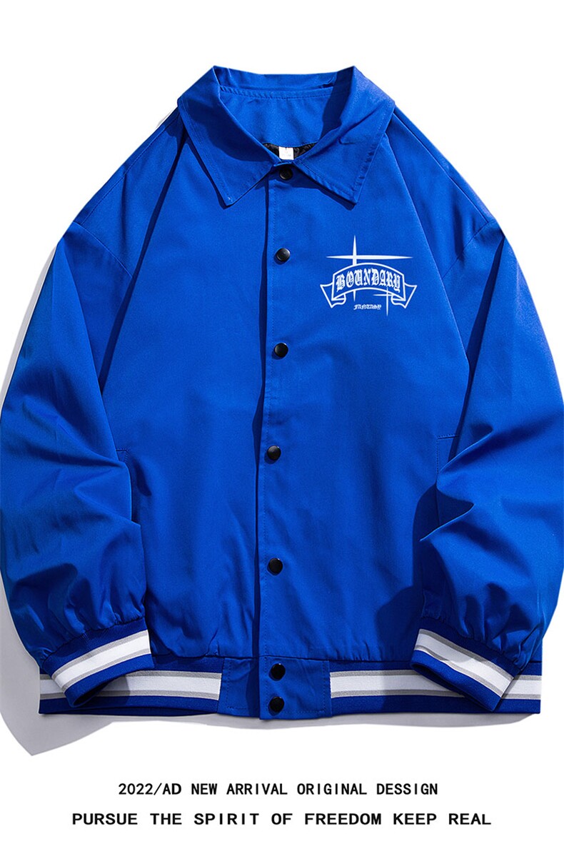 白底23春季西海岸hiphop潮流设计翻领百搭夹克外套G723P65控88,男装夹克,电商A247-1
