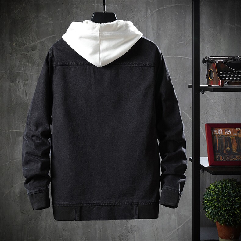 春季新款男士外套牛仔衣棒球服夹克衫韩版休闲修身青年潮8169,男装夹克,电商A318