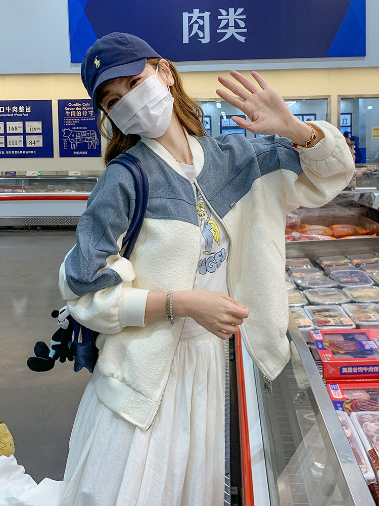 2025年新款【现货】拼接款外套082-6636P150K228,女装短外套,浙宝192（原082）