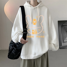 连帽卫衣男大码运动服帽衫外套WY2297-P35加绒款-P40，男装卫衣，电商A040