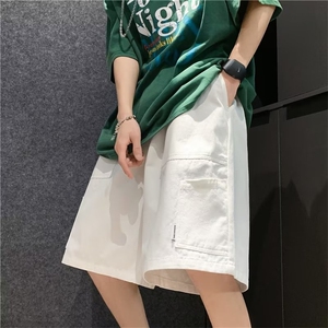 新款休闲裤潮夏季时尚潮牌五分裤宽松型DK73 P33图片