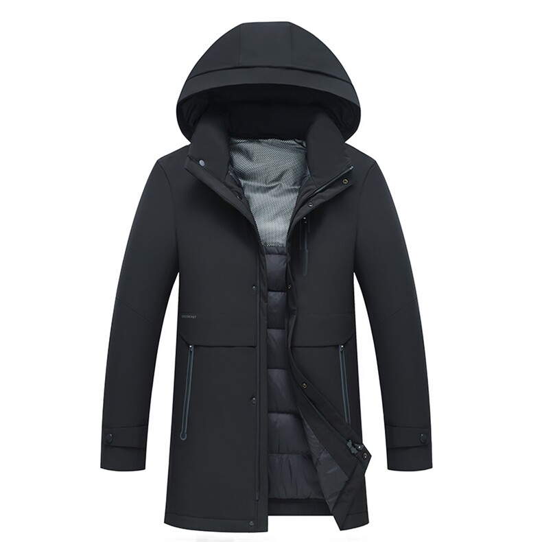 男士羽绒服中长款2021季新款连帽厚款潮流休闲外套男GR6928-P225,男装羽绒服,电商B212（原钱塘6029）
