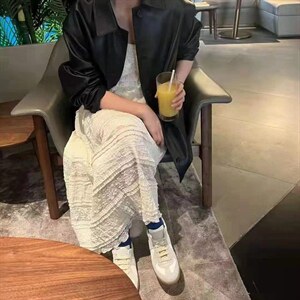 百搭吊带裙纱裙图片
